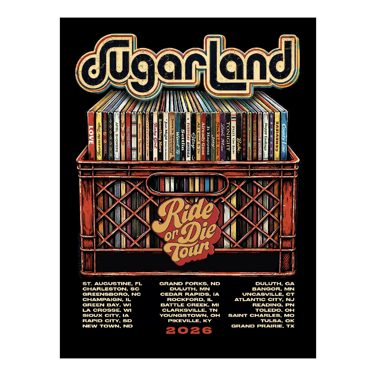 Ride or Die Tour Poster